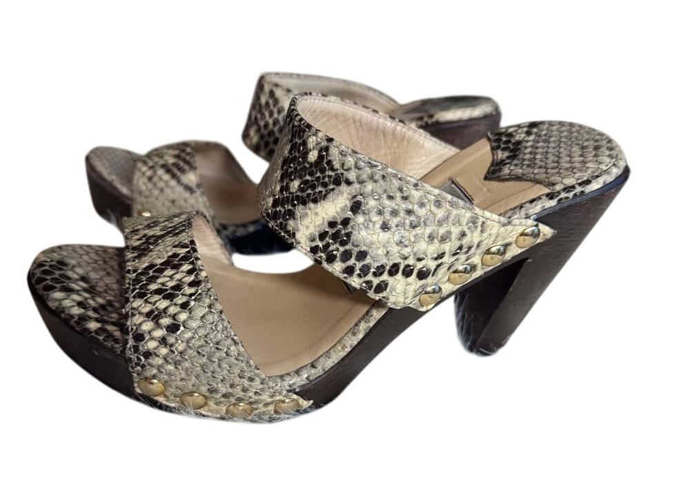 Jimmy Choo Mule Snakeskin Heels | Size 36 (US 5.5)